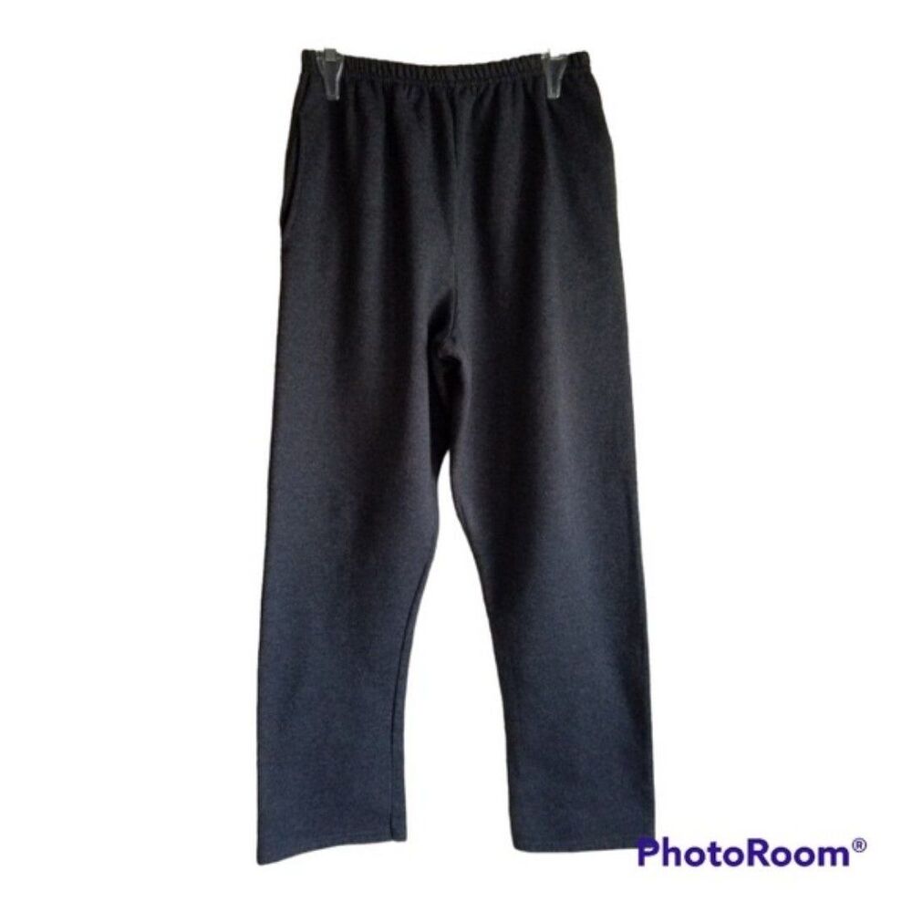 Hanes Dark Gray Women's Sweatpants With Pockets Size Medium